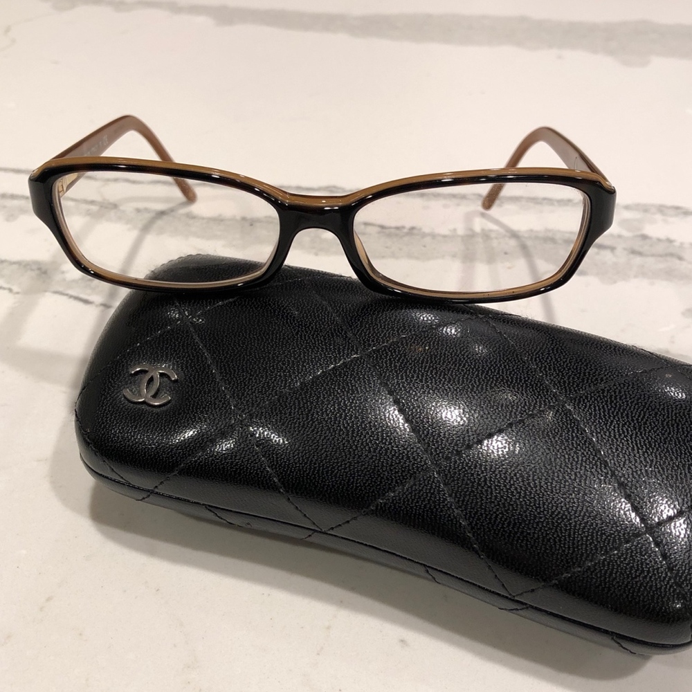 CHANEL 3158 c.1134 Tortoise/Black Eyeglasses